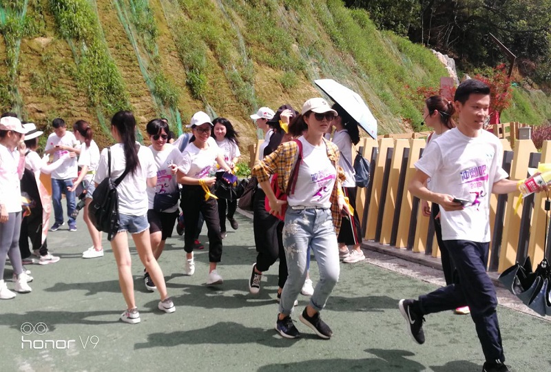 攜手并進·沖刺2019|MG不朽情緣物里營銷中心登山拓展活動圓滿結束!