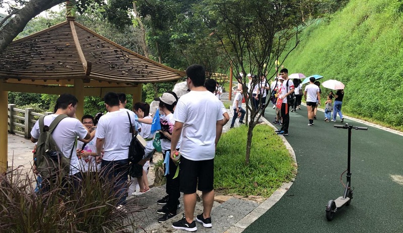 攜手并進·沖刺2019|MG不朽情緣物里營銷中心登山拓展活動圓滿結束!